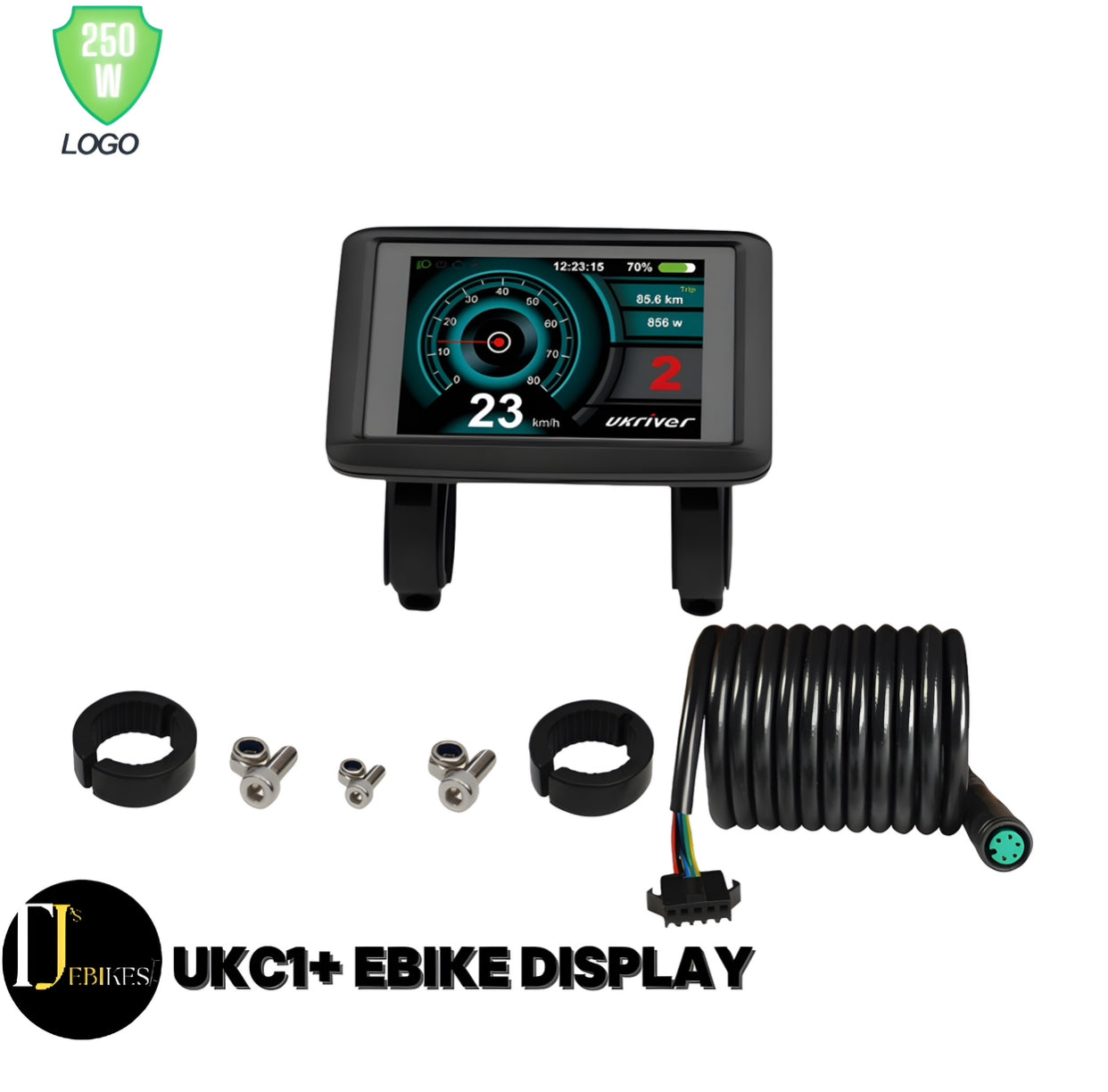 2000W 52V 60V 72V REAR WHEELUKC1+ DISPLAY E-BIKE CONVERSION KIT HIGH TORQUE MOTOR
