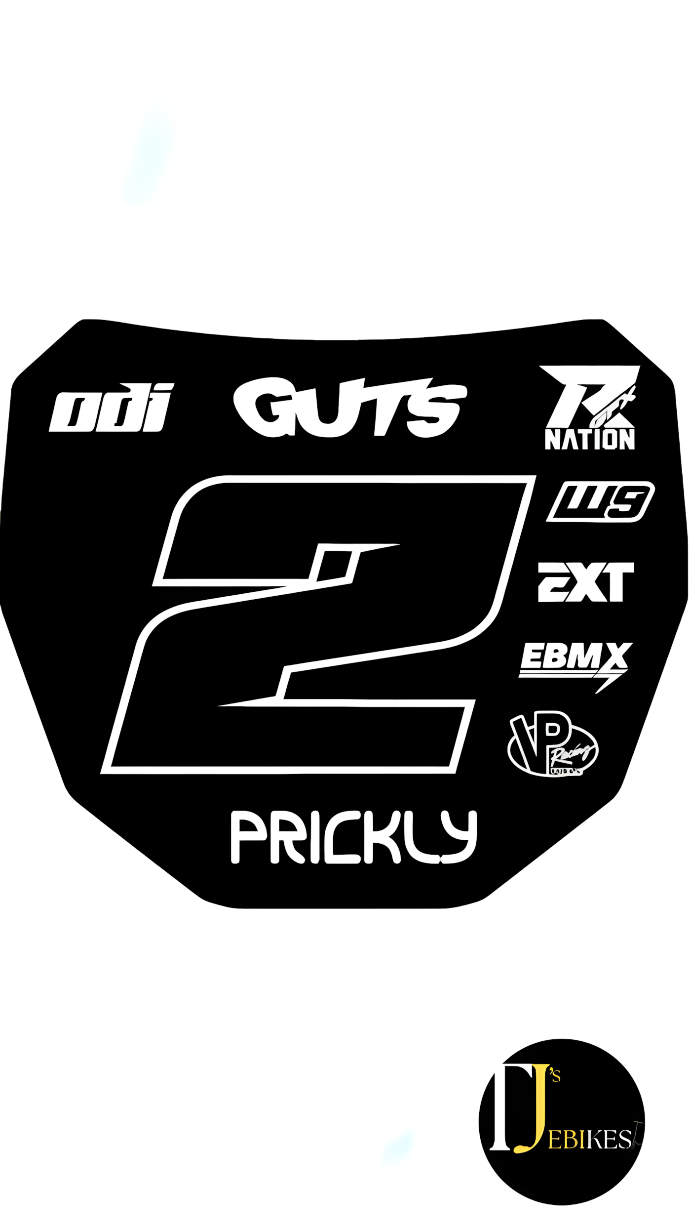 ODI DH Mountain Bike Front Number Plate Custom Thick GRAPHIC Surron Talaria 11