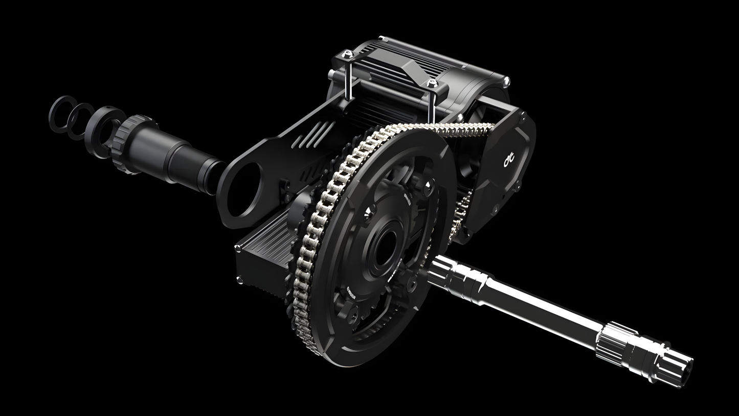 CYC X1 Pro Gen 4 - 5000W eBike Torque Sensing Mid Drive Conversion Kit