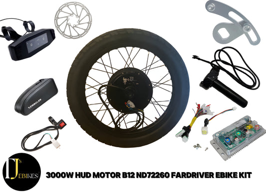 3000w 52V 60V 72V REAR WHEEL B12 FARDRIVE CONTOLLER MOST FASTEST HIGH TORQUE EBIKE KIT
