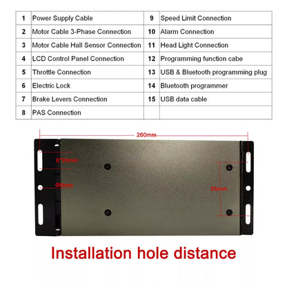 3000W EBike Conversion Kit 80A SABVOTON Controller 48V 52v 60v 72v high toque electric bike MTX conversion kit MTX39 Rim 26” 27.5” 29” sizes