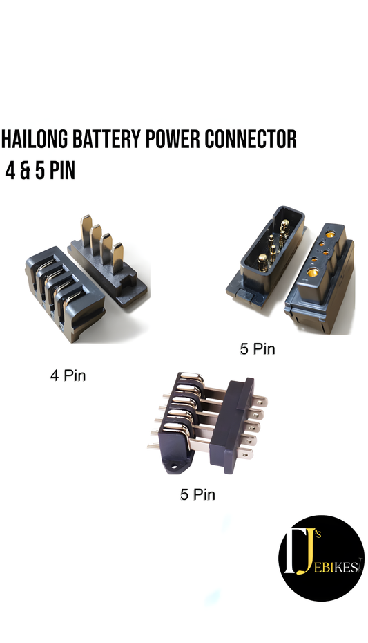Hailong Battery Power Discharge Connector Plug 4 Pins 5 Pins Male UK