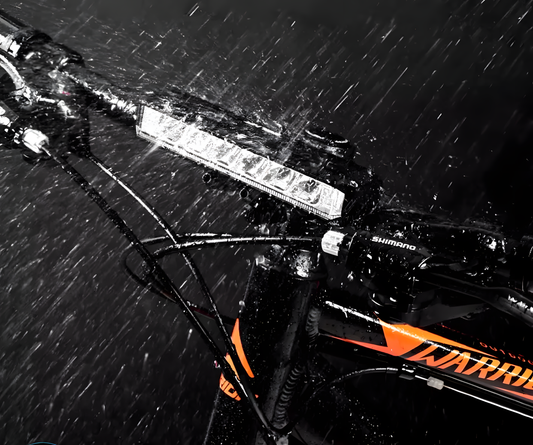 Light Bar Bike Headlight Front Light Ultra-Bright LED 1800 Lumens USB Bicycle