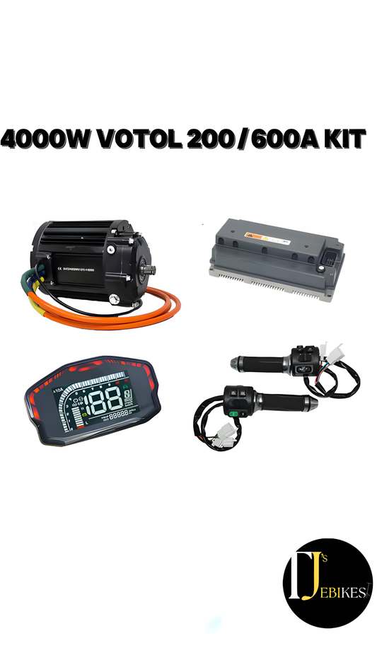 qs motor 138 4000w v3 7500w max continuous mid drive motor votol em200-2sp contoller DKD display kit