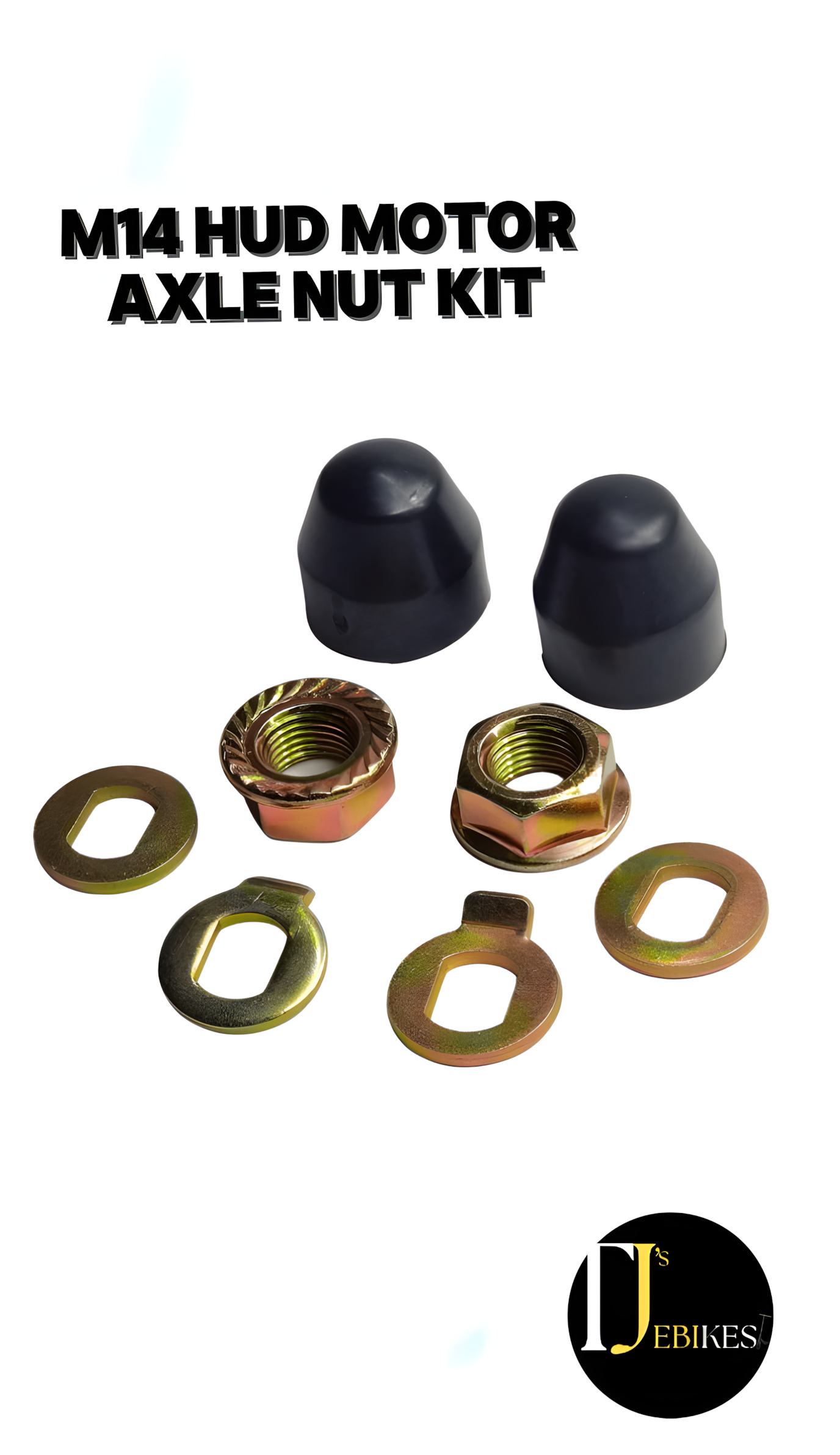 E-bike Hub Motor Axle M14 Lock Nut /lock Washer /spacer/nut Cover Kit