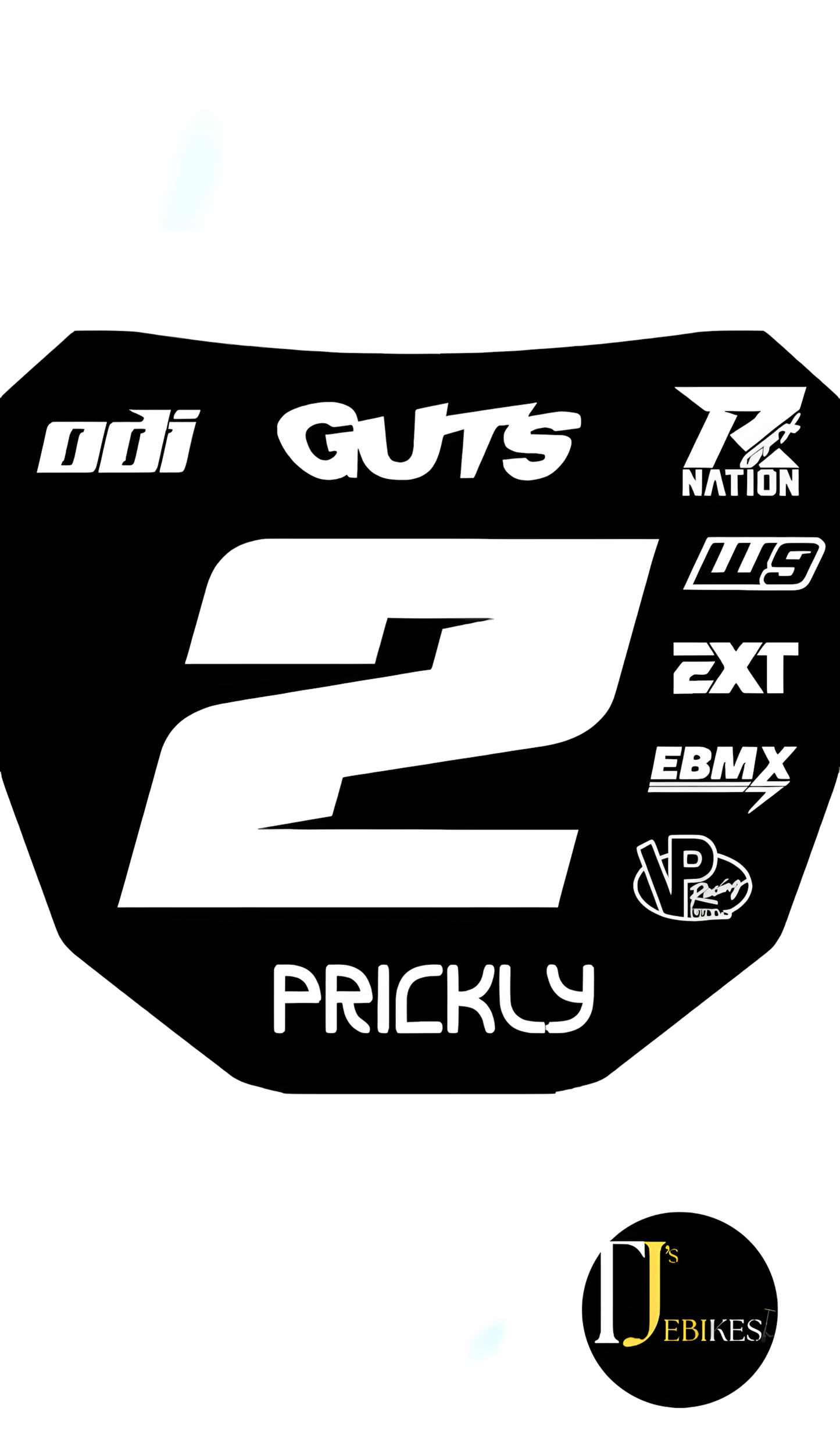 ODI DH Mountain Bike Front Number Plate Custom Thick GRAPHIC Surron Talaria 11