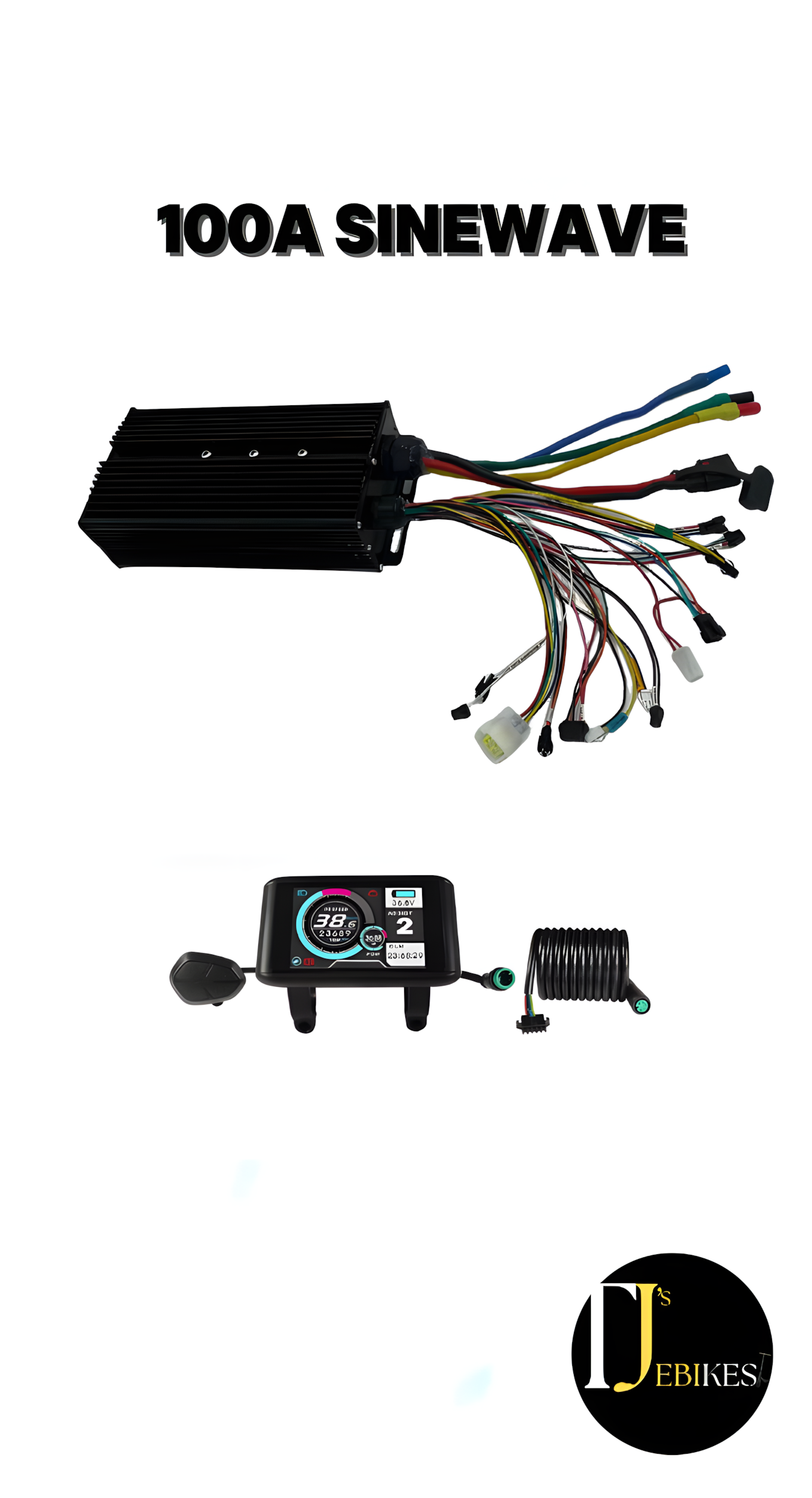 100A SineWave 52v 60v 72v 5000W Ebike contoller