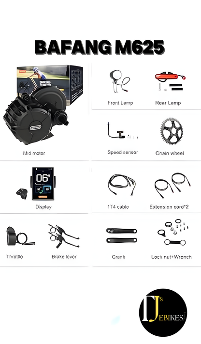 Bafang M625 52v 68MM mid drive kit