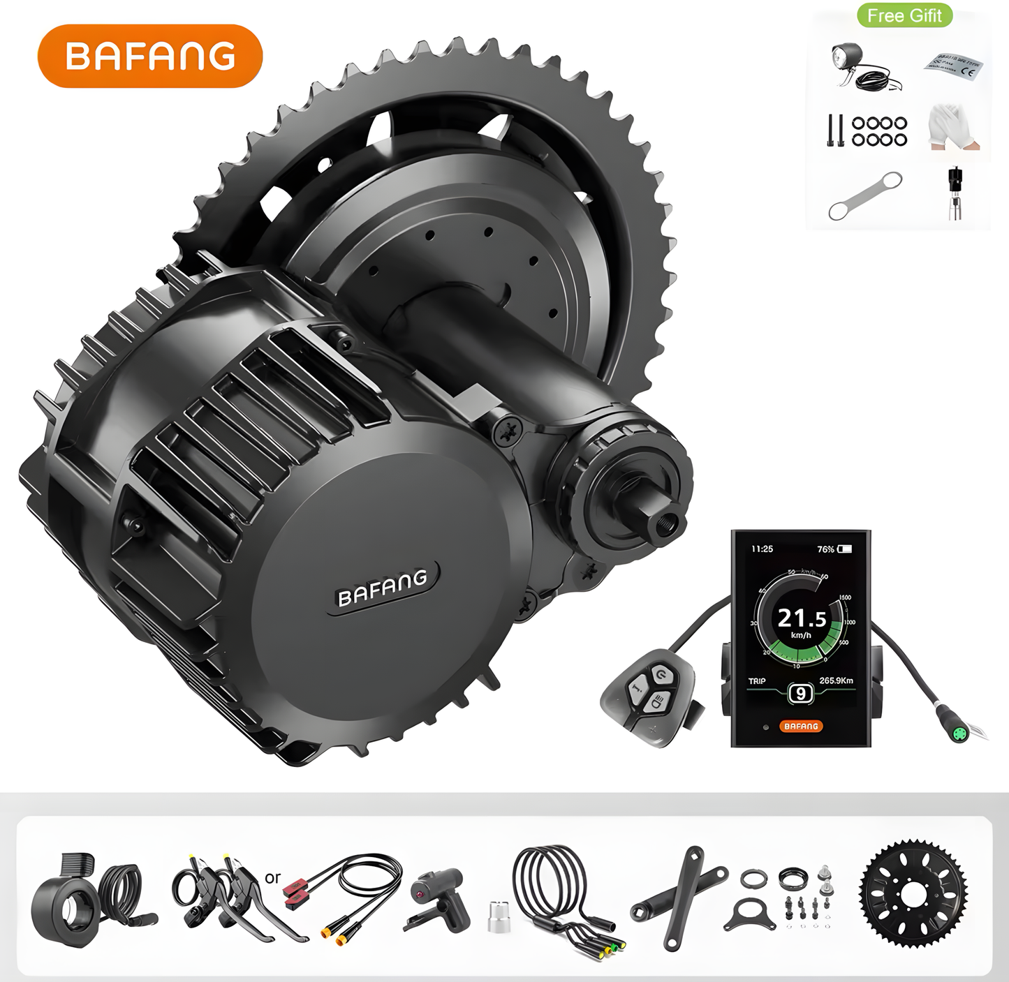 BAFANG BBSHD Mid Drive Motor Kit 1000W