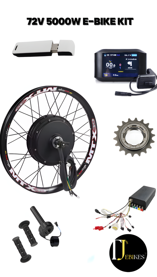 72V QS 5000w Motor 200a Sabvoton Controller Electric Bike Conversion