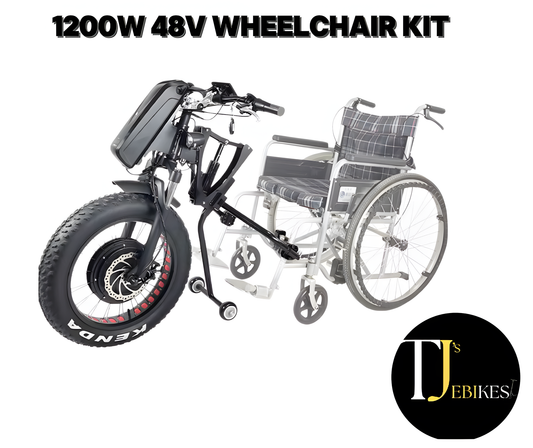 High Speed Torque 48v 1200w 20x4.0" Electric Handcycle for Manual Wheelchair Electric Handbike with 13Ah Battery