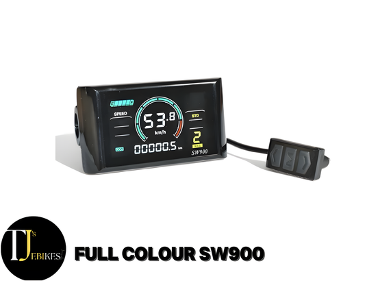 Full Colour EBike Display SW900 36V-72V USB Port Electric