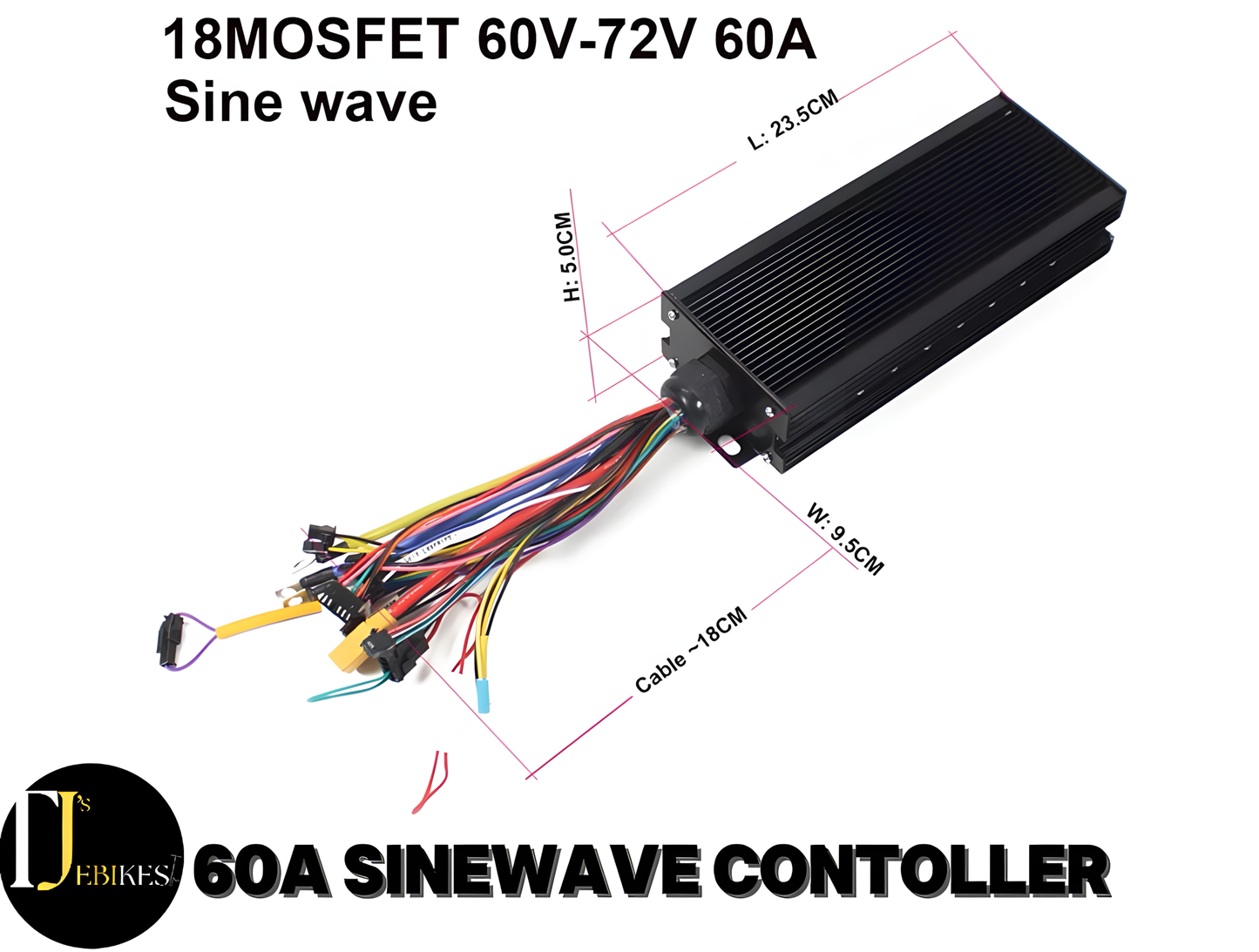 3000w 52V 60V 72V 60A REAR WHEEL 750C DISPLAY E-BIKE CONVERSION  KIT HIGH TORQUE MOTOR