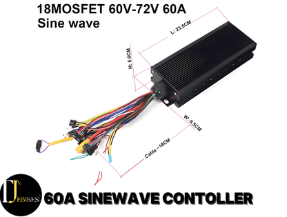 3000w 52V 60V 72V 60A REAR WHEEL 750C DISPLAY E-BIKE CONVERSION  KIT HIGH TORQUE MOTOR